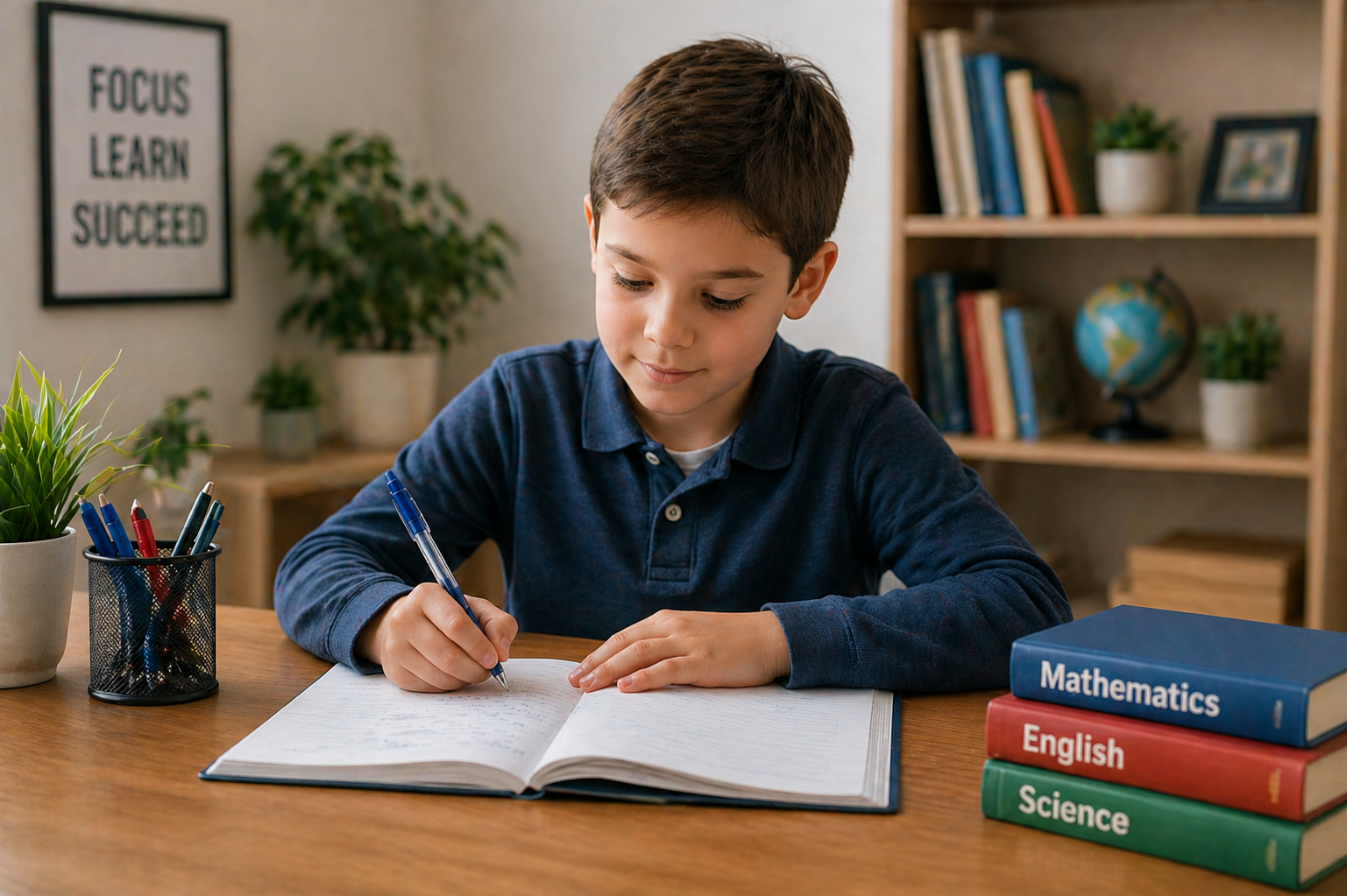 AI-generated student using an online learning platform